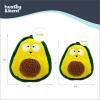 image:imageHuxley amp Kent Interactive Funny Dog Toy wSqueaker  Power Plush Treat Hiding Toy  Cute and Funny Soft Puzzle for Small amp Large Dogs  Pop n Fetch Avocado LargeSmall