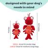 image:imageHuxley amp Kent Slappies for Dogs  Beary Styles Large  Squeak amp Shake Dog Toy  No Stuff Squeaky Toy TPR Ball in Head  Simulates Hunting Nature for DogsLarge
