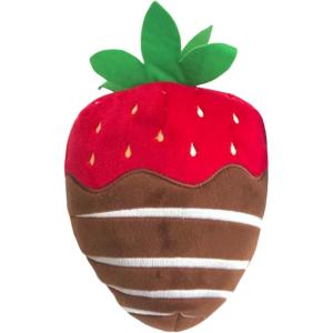 image:imageHuxley amp Kent Funny Dog Toy wSqueaker  Valentines Day Power Plush Squeaky Dog Toys for Small Medium amp Large Dogs  Soft Stuffed Animal for Indoor Play amp Fetch  Chocolate Strawberry SmallSmall