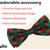 image:imageHuxley amp Kent Pet Bow Tie for Dogs amp Cats  Fall Holiday Adjustable Hook amp Loop Collar Accessory  Cute amp Comfortable for Holidays amp Celebrations  Buffalo Check SmallScottish Check