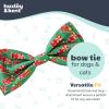image:imageHuxley amp Kent Pet Bow Tie for Dogs amp Cats  Holiday Adjustable Hook amp Loop Collar Accessory  Cute amp Comfortable for Holidays amp Celebrations  Christmas Plaid LargeHo Ho Ho