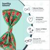 image:imageHuxley amp Kent Pet Bow Tie for Dogs amp Cats  Holiday Adjustable Hook amp Loop Collar Accessory  Cute amp Comfortable for Holidays amp Celebrations  Christmas Trees LargeHo Ho Ho