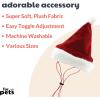 image:imageHuxley amp Kent Pet Hat for Dogs amp Cats  Cute Easter Costume Hat with SnugFit Adjustable Straps  Soft Cap for Spring Photos amp Parties  Bunny Ears SmallSanta