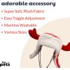 image:imageHuxley amp Kent Pet Hat for Dogs amp Cats  Cute Easter Costume Hat with SnugFit Adjustable Straps  Soft Cap for Spring Photos amp Parties  Bunny Ears SmallAntler Red Fairisle