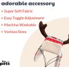 image:imageHuxley amp Kent Pet Hat for Dogs amp Cats  Cute Easter Costume Hat with SnugFit Adjustable Straps  Soft Cap for Spring Photos amp Parties  Bunny Ears SmallUgly Sweater Antler