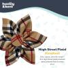 image:imageHuxley amp Kent Pet Pinwheel Bow for Dogs amp Cats  Fall Adjustable Hook amp Loop Collar Accessory  Cute amp Comfortable for Holidays amp Celebrations  High Street Plaid SmallSmall