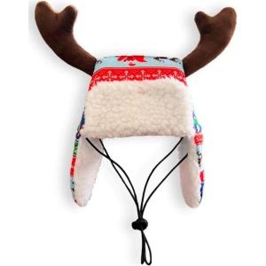 image:imageHuxley amp Kent Pet Hat for Dogs amp Cats  Cute Easter Costume Hat with SnugFit Adjustable Straps  Soft Cap for Spring Photos amp Parties  Bunny Ears SmallUgly Sweater Antler