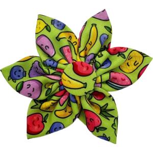 image:imageHuxley amp Kent Pet Pinwheel  Something Fishy Small  Spring Bow Collar Attachment  Fun Collar Accessory for Dogs amp Cats  Cute Comfortable and Durable  HampKTutti Fruitty Pinwheel