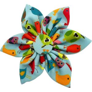 image:imageHuxley amp Kent Pet Pinwheel  Summertime Check Small  Spring Bow Collar Attachment  Fun Collar Accessory for Dogs amp Cats  Cute Comfortable and Durable  HampKYard Birds