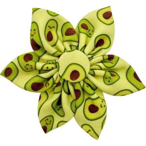 image:imageHuxley amp Kent Pet Pinwheel  Tutti Fruity Small  Spring Bow Collar Attachment  Fun Collar Accessory for Dogs amp Cats  Cute Comfortable and Durable  HampKHappy Avacados Pinwheel