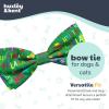 image:imageHuxley amp Kent Pet Bow Tie for Dogs amp Cats  Holiday Adjustable Hook amp Loop Collar Accessory  Cute amp Comfortable for Holidays amp Celebrations  Merry Llamas LargeMerry  Bright
