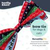 image:imageHuxley amp Kent Pet Bow Tie for Dogs amp Cats  Holiday Adjustable Hook amp Loop Collar Accessory  Cute amp Comfortable for Holidays amp Celebrations  Happy GMan LargeUgly Sweater