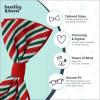 image:imageHuxley amp Kent Pet Bow Tie for Dogs amp Cats  Holiday Adjustable Hook amp Loop Collar Accessory  Cute amp Comfortable for Holidays amp Celebrations  Happy GMan LargePeppermint Stripe
