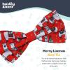 image:imageHuxley amp Kent Pet Bow Tie for Dogs amp Cats  Holiday Adjustable Hook amp Loop Collar Accessory  Cute amp Comfortable for Holidays amp Celebrations  Happy GMan LargeMerry Llamas
