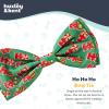 image:imageHuxley amp Kent Pet Bow Tie for Dogs amp Cats  Holiday Adjustable Hook amp Loop Collar Accessory  Cute amp Comfortable for Holidays amp Celebrations  Merry Llamas LargeHo Ho Ho