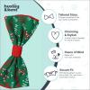 image:imageHuxley amp Kent Pet Bow Tie for Dogs amp Cats  Holiday Adjustable Hook amp Loop Collar Accessory  Cute amp Comfortable for Holidays amp Celebrations  Merry Llamas LargeNaughty  Nice