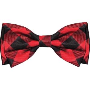 image:imageHuxley amp Kent Pet Bow Tie for Dogs amp Cats  Holiday Adjustable Hook amp Loop Collar Accessory  Cute amp Comfortable for Holidays amp Celebrations  Happy GMan LargeCheckered