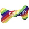 image:imageHuxley amp Kent for Dogs  FroYo Pride Cone Large  Funny Dog Toy  Power Plush Dog Toy with Squeaker  Dog Gift  Fun Durable  HampK Squeaky Dog ToyPride Equality Bone