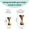 image:imageHuxley amp Kent for Dogs  FroYo Pride Cone Large  Funny Dog Toy  Power Plush Dog Toy with Squeaker  Dog Gift  Fun Durable  HampK Squeaky Dog ToyPride Equality Bone