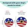 image:imageHuxley amp Kent for Dogs  Stars amp Stripes Donut Large  Power Plush Dog Toy with Squeaker  Funny Dog Gift  Fun Durable and Safe  HampK Squeaky Dog ToysStars  Stripes Donut