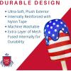 image:imageHuxley amp Kent for Dogs  Stars amp Stripes Donut Large  Power Plush Dog Toy with Squeaker  Funny Dog Gift  Fun Durable and Safe  HampK Squeaky Dog ToysStar Pop