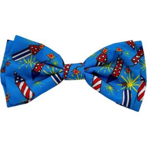 image:imageHuxley amp Kent Pet Bow Tie for Dogs amp Cats  4th of July Adjustable Hook amp Loop Collar Accessory  Cute amp Comfortable for Holidays amp Celebrations  Liberty SmallFirecrackers