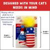 image:imageHuxley amp Kent Plush Cat Toy  4th of July Interactive Catnip Toy for Cats amp Kittens  Soft with Crinkle amp Catnip  Fun Indoor Play  Firecracker amp All Star Pawdka 2pkFirecracker  All Star Pawdka