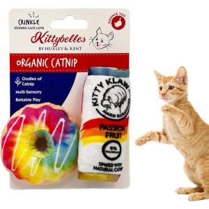 image:imageHuxley amp Kent Plush Cat Toy  4th of July Interactive Catnip Toy for Cats amp Kittens  Soft with Crinkle amp Catnip  Fun Indoor Play  Firecracker amp All Star Pawdka 2pkPride Donut  Kitty Klaw Passion Fruit