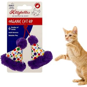 image:imageHuxley amp Kent Plush Cat Toy  Interactive Catnip Toy for Cats amp Kittens  Soft with Crinkle amp Catnip  Fun Indoor Play  Sardine TinParty Hats