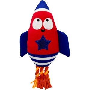 image:imageHuxley amp Kent Funny Dog Toy wSqueaker  Power Plush Squeaky Dog Toys for Small Medium amp Large Dogs  Soft Stuffed Animal for Indoor Play amp Fetch  Rocket Man LargeRocket Man