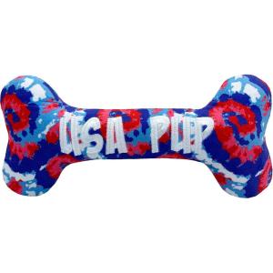 image:imageHuxley amp Kent Funny Dog Toy wSqueaker  Power Plush Squeaky Dog Toys for Small Medium amp Large Dogs  Soft Stuffed Animal for Indoor Play amp Fetch  Rocket Man LargeUSA Pup Bone