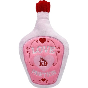 image:imageHuxley amp Kent Funny Dog Toy wSqueaker  Power Plush Squeaky Dog Toys for Small Medium amp Large Dogs  Soft Stuffed Animal for Indoor Play amp Fetch  Love Pawtion No K10 SmallLarge