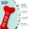image:imageHuxley amp Kent Funny Dog Toy wSqueaker  Holiday Power Plush Squeaky Dog Toys for Small Medium amp Large Dogs  Soft Stuffed Animal for Indoor Play amp Fetch  Me Did It I Sorry Bone SmallMe Did It  I Sorry Bone