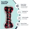 image:imageHuxley amp Kent Funny Dog Toy wSqueaker  Holiday Power Plush Squeaky Dog Toys for Small Medium amp Large Dogs  Soft Stuffed Animal for Indoor Play amp Fetch  Me Did It I Sorry Bone SmallIve Been Good Bone