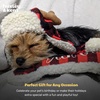 image:imageHuxley amp Kent Funny Dog Toy wSqueaker  Holiday Power Plush Squeaky Dog Toys for Small Medium amp Large Dogs  Soft Stuffed Animal for Indoor Play amp Fetch  Me Did It I Sorry Bone SmallIve Been Good Bone