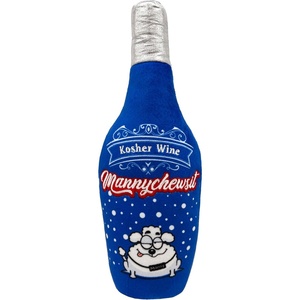image:imageHuxley amp Kent Funny Dog Toy wSqueaker  Holiday Power Plush Squeaky Dog Toys for Small Medium amp Large Dogs  Soft Stuffed Animal for Indoor Play amp Fetch  Mannychewsit Wine One SizeMannychewsit Wine