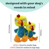 image:imageHuxley amp Kent Funny Dog Toy wSqueaker  Power Plush Squeaky Dog Toys for Small Medium amp Large Dogs  Soft Stuffed Animal for Indoor Play amp Fetch  Fetchies Sammy Sausage LargeSmall