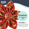 image:imageHuxley amp Kent Pet Pinwheel  Buffalo amp Snow Small  Christmas Holiday Collar Accessory for DogsCats  Bow Collar Attachment  Cute Comfortable Accessory  HampK Pinwheel for PetsHappy GMan