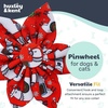 image:imageHuxley amp Kent Pet Pinwheel  Buffalo amp Snow Small  Christmas Holiday Collar Accessory for DogsCats  Bow Collar Attachment  Cute Comfortable Accessory  HampK Pinwheel for PetsMerry Llamas