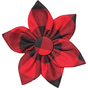 image:imageHuxley amp Kent Pet Pinwheel  Buffalo amp Snow Small  Christmas Holiday Collar Accessory for DogsCats  Bow Collar Attachment  Cute Comfortable Accessory  HampK Pinwheel for PetsBuffalo Check